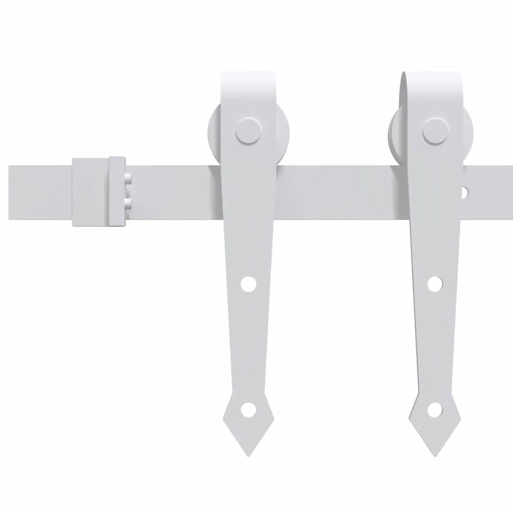 Porta scorrevole Naturale e Bianco 70 x 210 cm 3445188