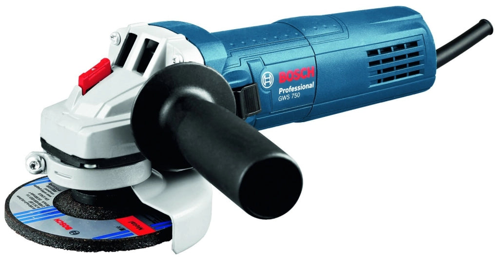 SMERIGLIATRICE ANGOLARE ELETTRICA BOSCH 750W GWS 750 + DISCO DIAMANTATO