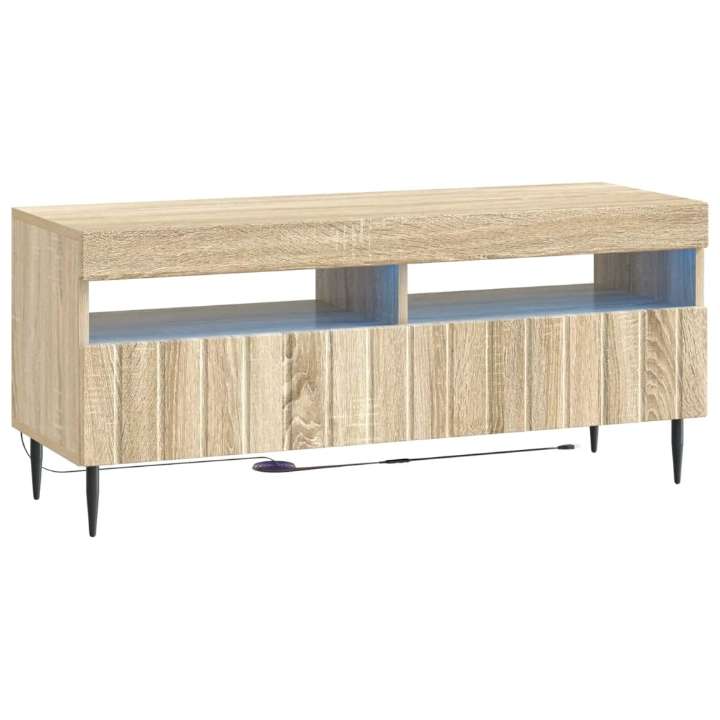 Mobile TV LED a 5 pezzi Rovere Sonoma Legno ingegnerizzato 3416515