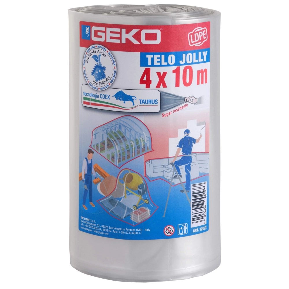 6rotoli bobina polietilene 4x10 m (40 mq) cod:ferx.6808