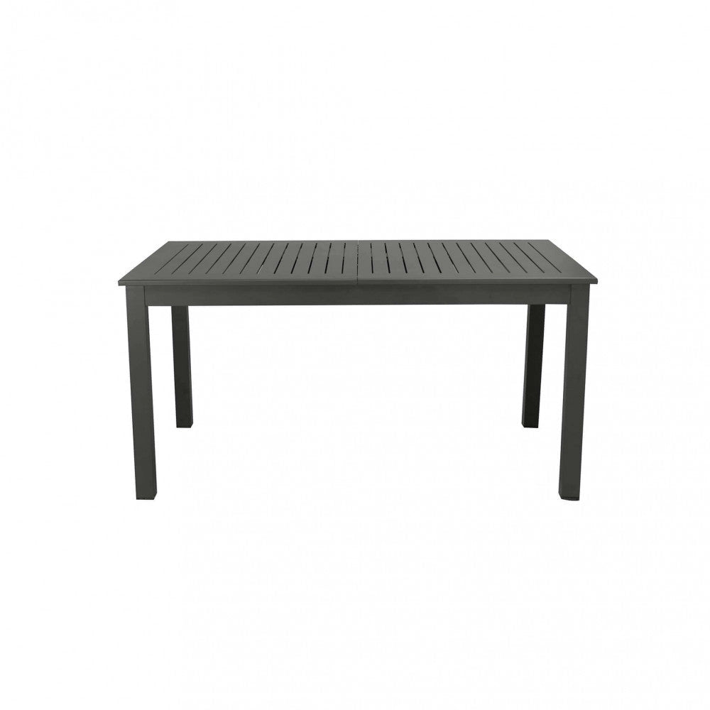 Tavolo Cuba Allungabile 150/210x90x75 h cm in Alluminio Antracite