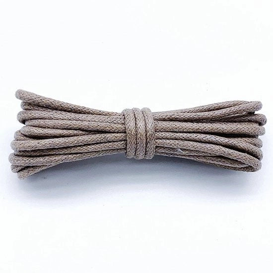 2 paia di cavi in cotone di 140 cm - Cavi in cotone di 2,5 mm - Cavi in cotone robusti - Cavi in cotone resistenti - Cavi per stivali - Cavi impermeabili in pelle - Per scarpe e stivali eleganti