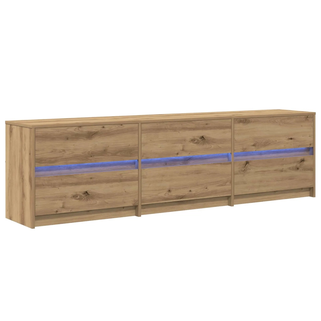 Unità TV 2 pcs Rovere artigianale 180 x 34 x 50 cm 3385629