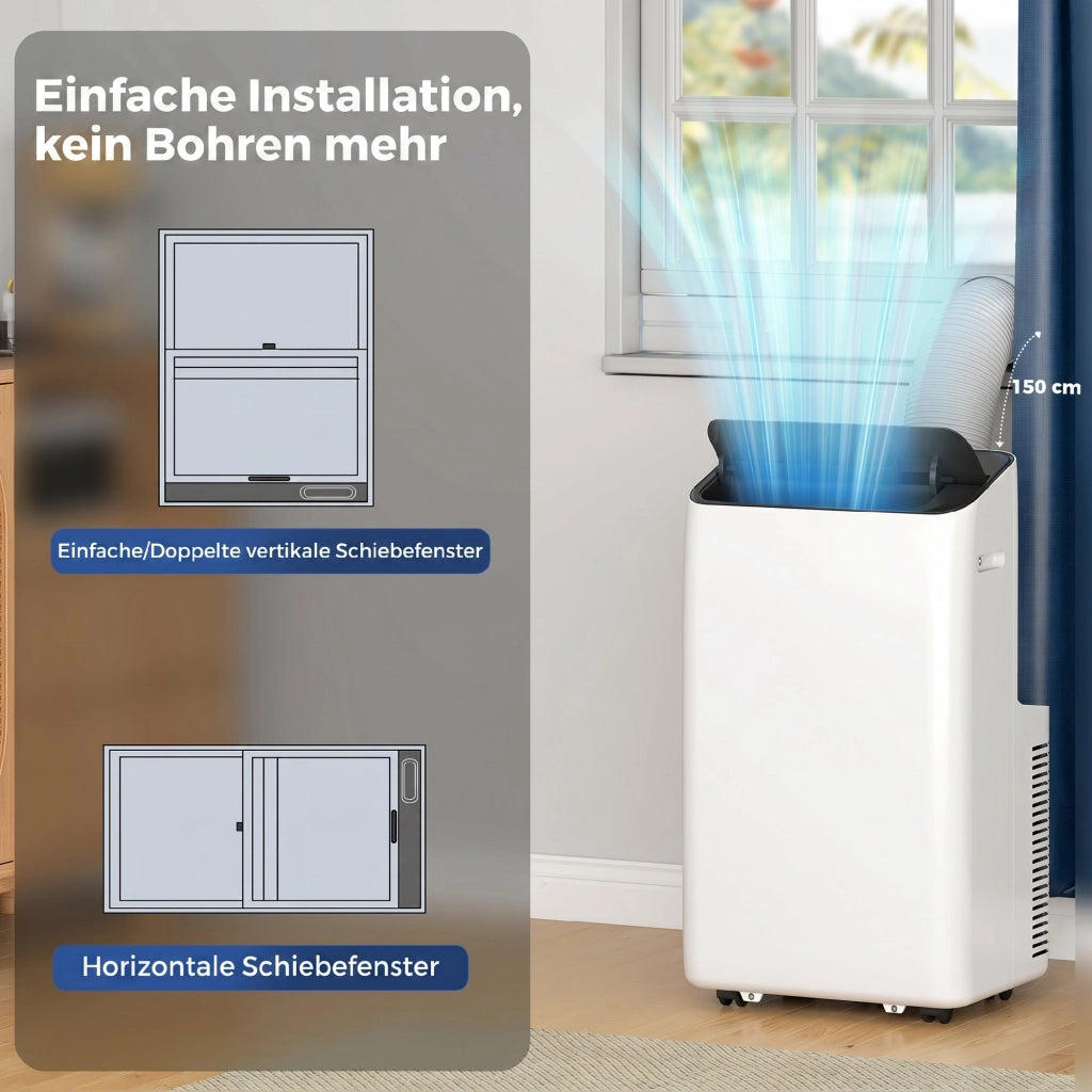 Condizionatore Portatile 12000 BTU Inverter ¨C Zephmum ¨C 60¡ã Oscillazione Timer 24H Telecomando