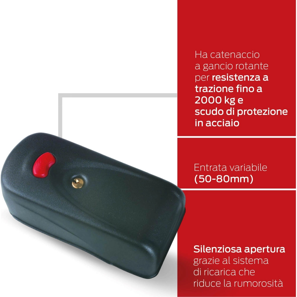 Elettroserratura per Metallo Elettrika Chiave e Pulsante Cisa