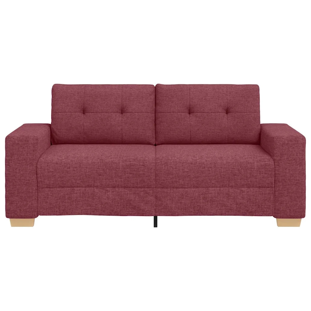 Divano Divanetto Rosso Vino 180x77x82 cm in Tessuto 4105081