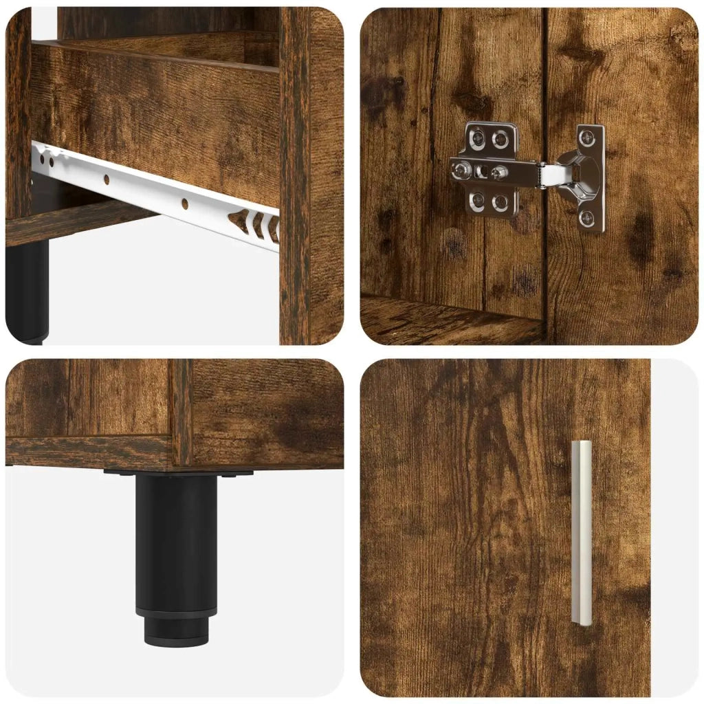 Mobiletto da bagno Rovere Fumo 60 x 35 x 60 cm