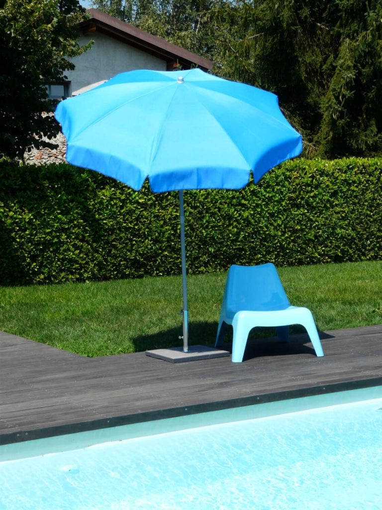 Ombrellone da Giardino Ø2 m Palo Ø33 mm in Acciaio Maffei Borgo Ecru