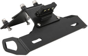 Sostituzione supporto targa motocicletto - Acciaio inossidabile - Con illuminazione LED - Nero - Sostituzione pezzo di ricambio - Adatto per K...