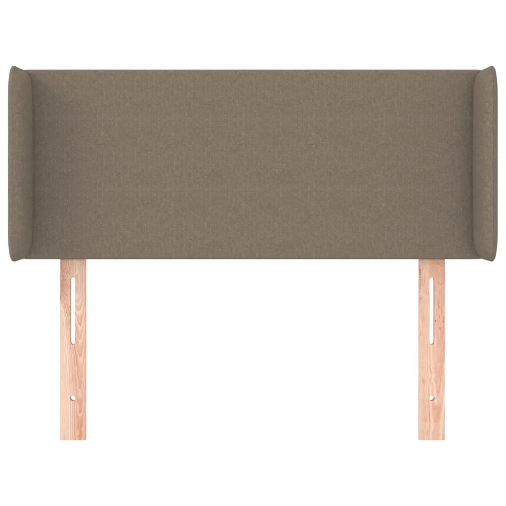 Testiera ad Orecchio Tortora 83x16x78/88 cm in Tessuto 3118466