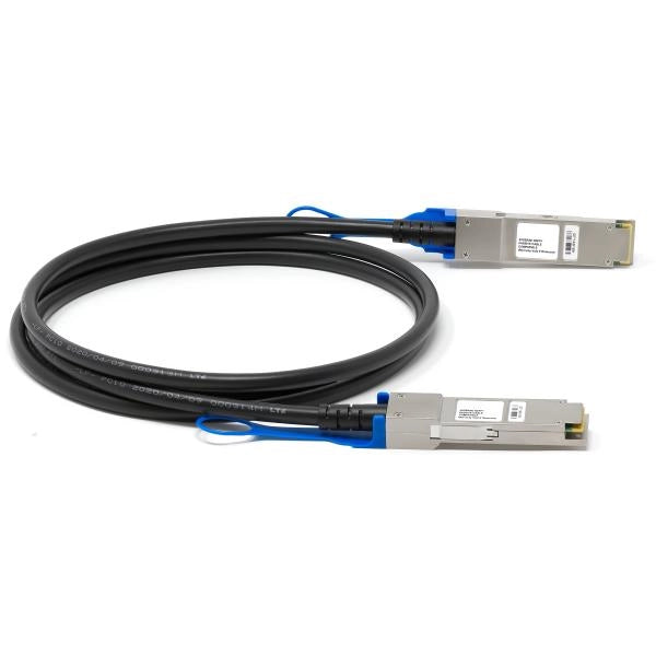 Origin Storage Cisco Compatible Direct Attach Copper Twinax Cable QSFP28 100G [1m Passive] cavo InfiniBand e in fibra ottica DAC Nero (Origin Storage Cisco Compatible Direct Attach Copper Twinax Cable QSFP28 100G [1m Passive])