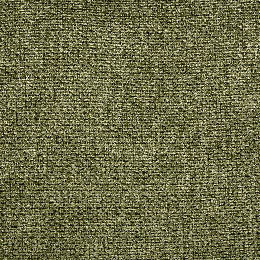 Chaise longue con cuscino verde scuro in tessuto bouclé lato destro stile retrò