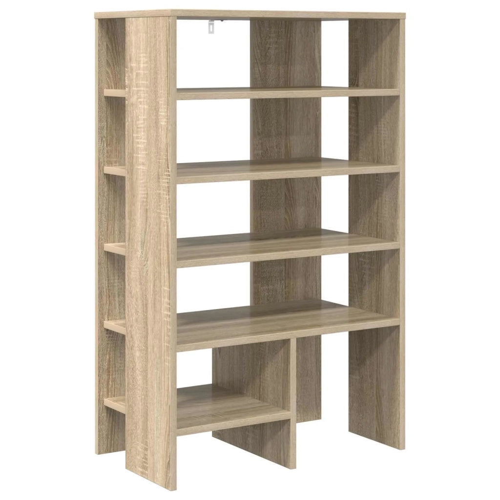 Mobile per scarpe 2 pcs Rovere Sonoma Legno multistrato