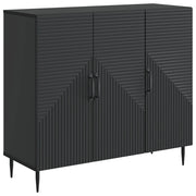 Credenza Nero 89 x 34,5 x 80 cm Legno ingegnerizzato