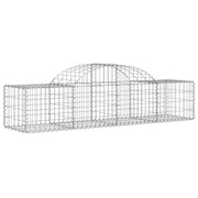 Cesto Gabbione ad Arco 200x50x40/60 cm Ferro Zincato