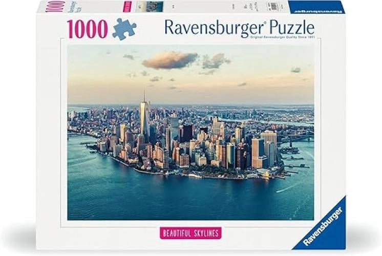 Puzzle 1000 Pezzi New York | Puzzle 1000 Pezzi Paesaggi Con Una Misura Di 70x50 Cm,Ravensburger,Età 14+