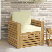 Set di divani da esterno-Sofa da giardino Poliestere Bianco 829529