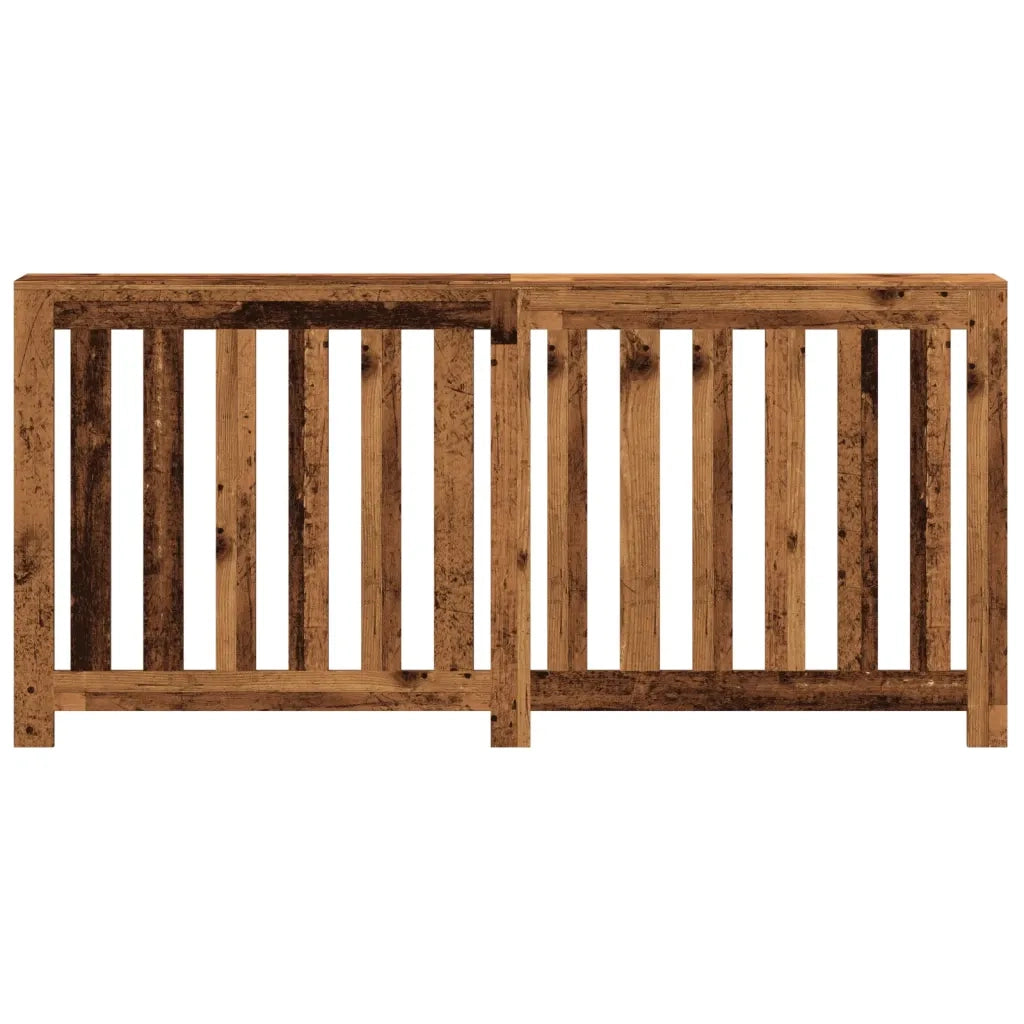 vidaXL Copertura Termosifone Legno Antico 175x20x82 cm in Multistrato