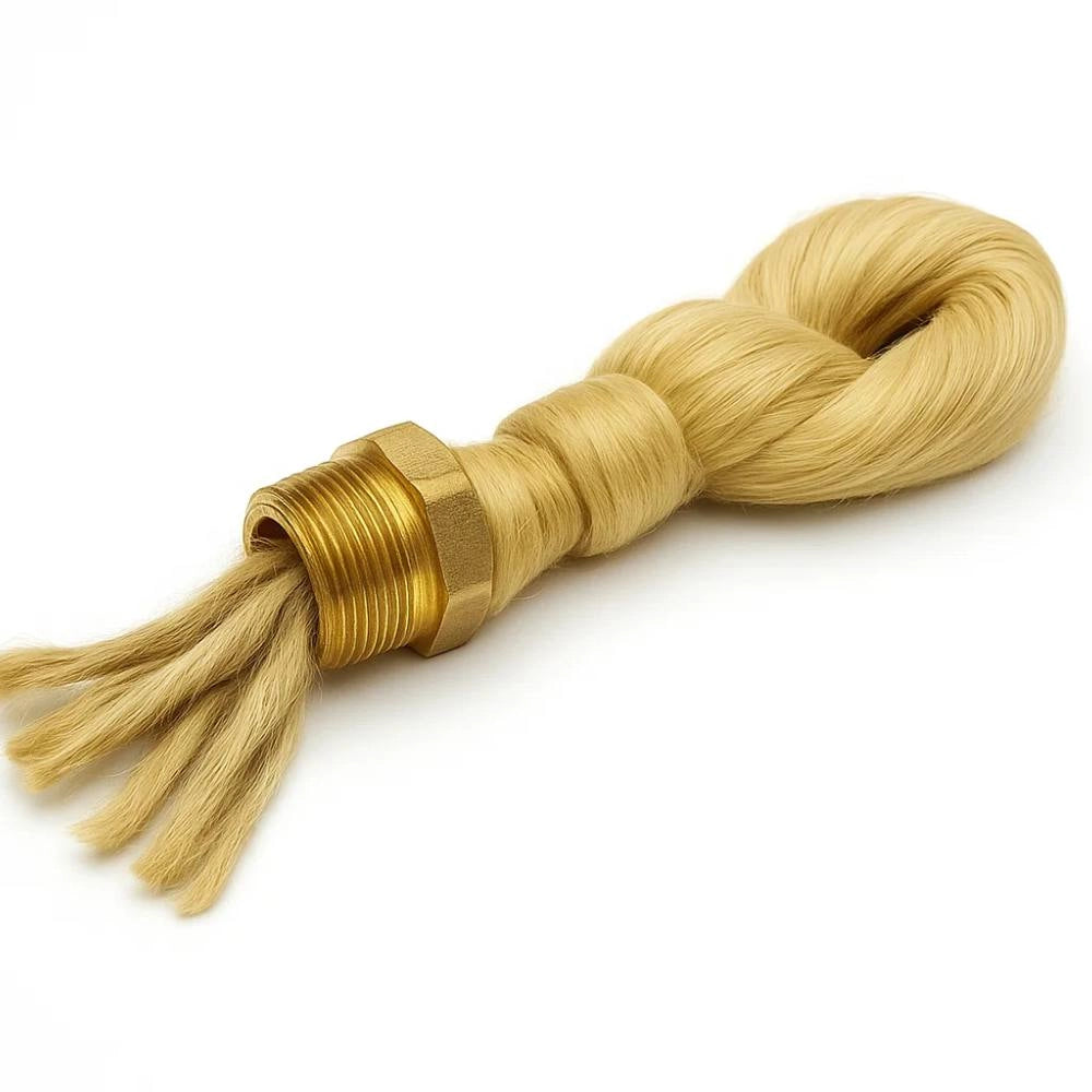 Treccia di canapa pettinata per sigillatura idrauliche durature