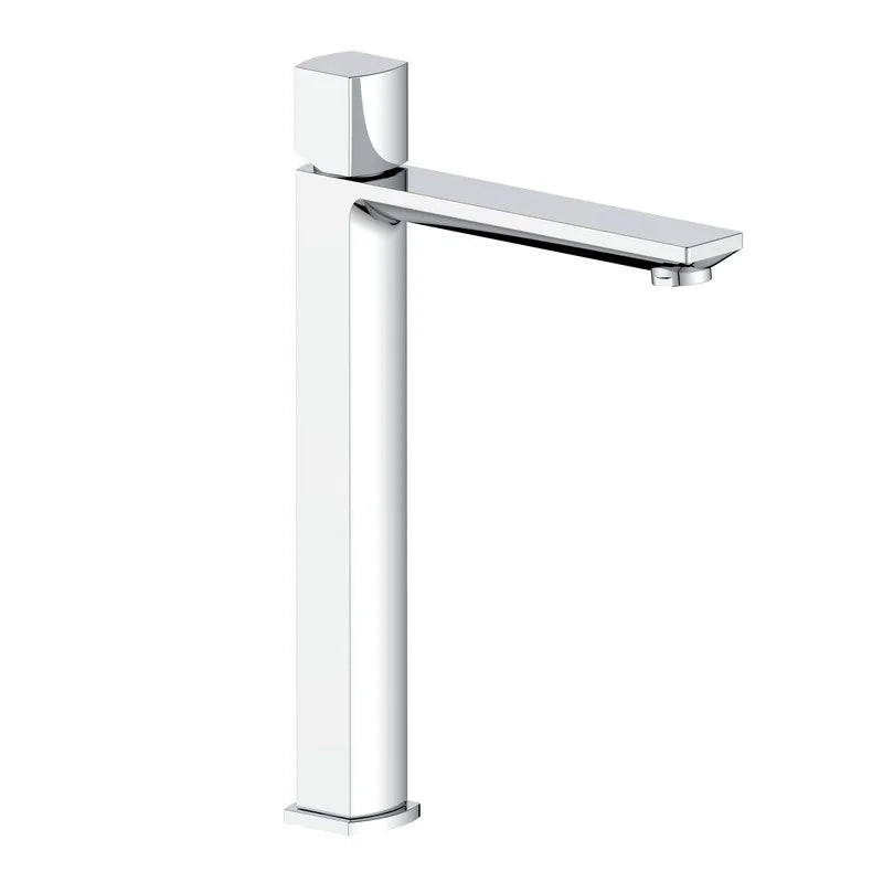 Miscelatore lavabo alto in ottone finitura cromo con portata limitata - serie Marte