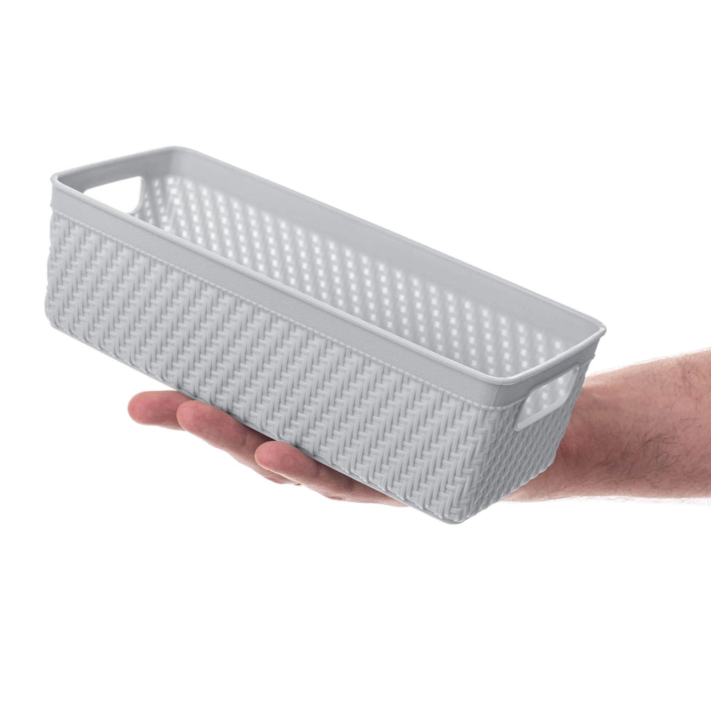 Cestino organizer KADAX, contenitore universale per riporre oggetti, 10x24,5 cm