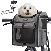 Porta cani per bicicletta - Porta cani pieghevole per cani fino a 10kg