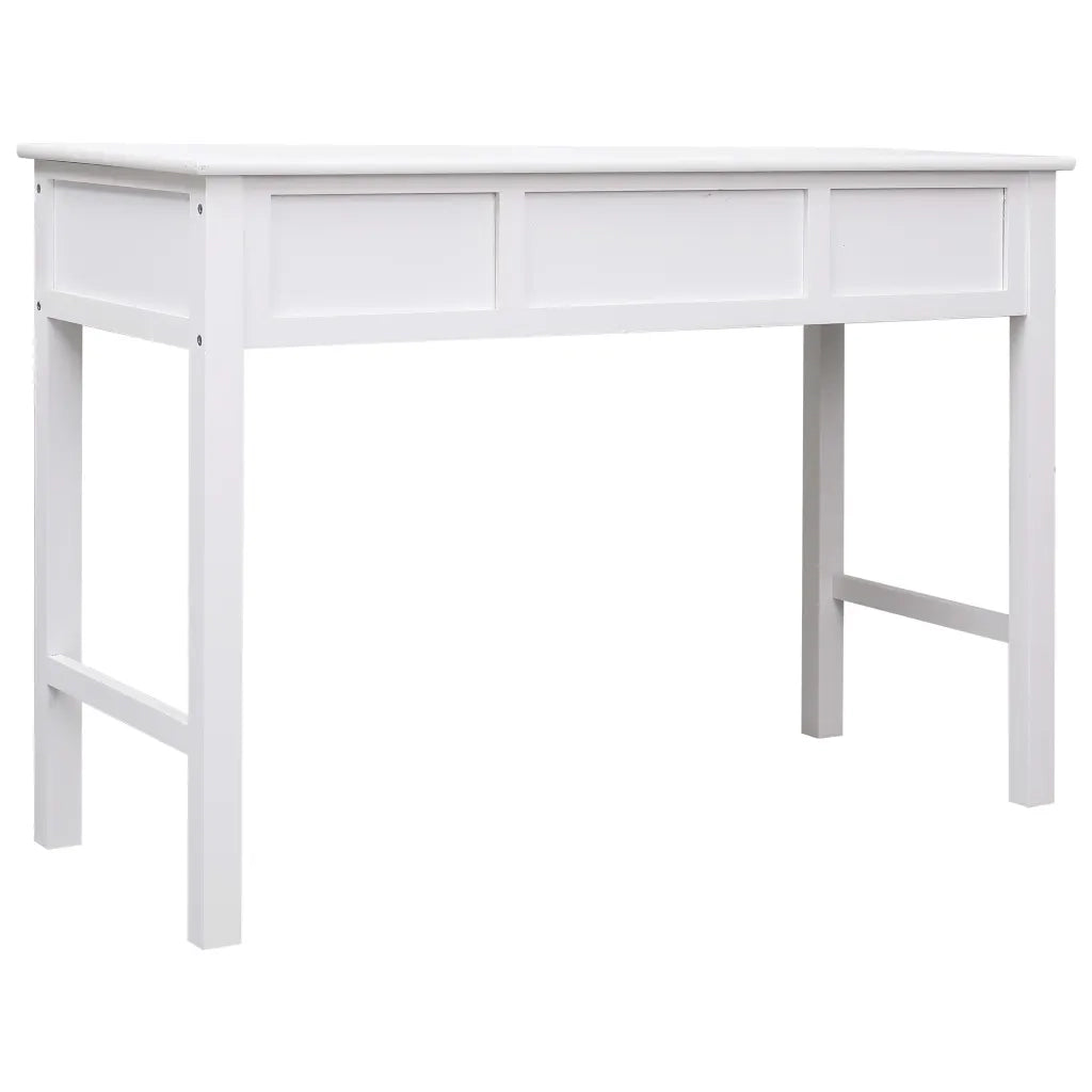 Scrivania Bianca 110x45x76 cm in Legno cod mxl 67672