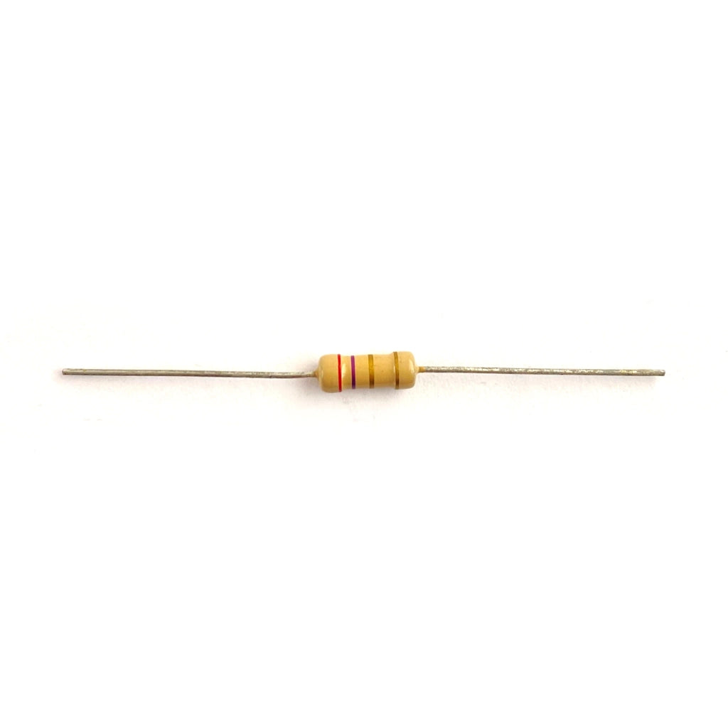 Resistore pasta di carbone 1/2 watt 2.7 +-5% Aleyay