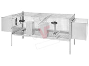 GABBIA DOPPIA PER CONIGLI cm. 120x45x65 h