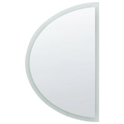 Specchio led da parete ovale ø 80 cm moderno contemporaneo mobile bagno trucco camera da letto