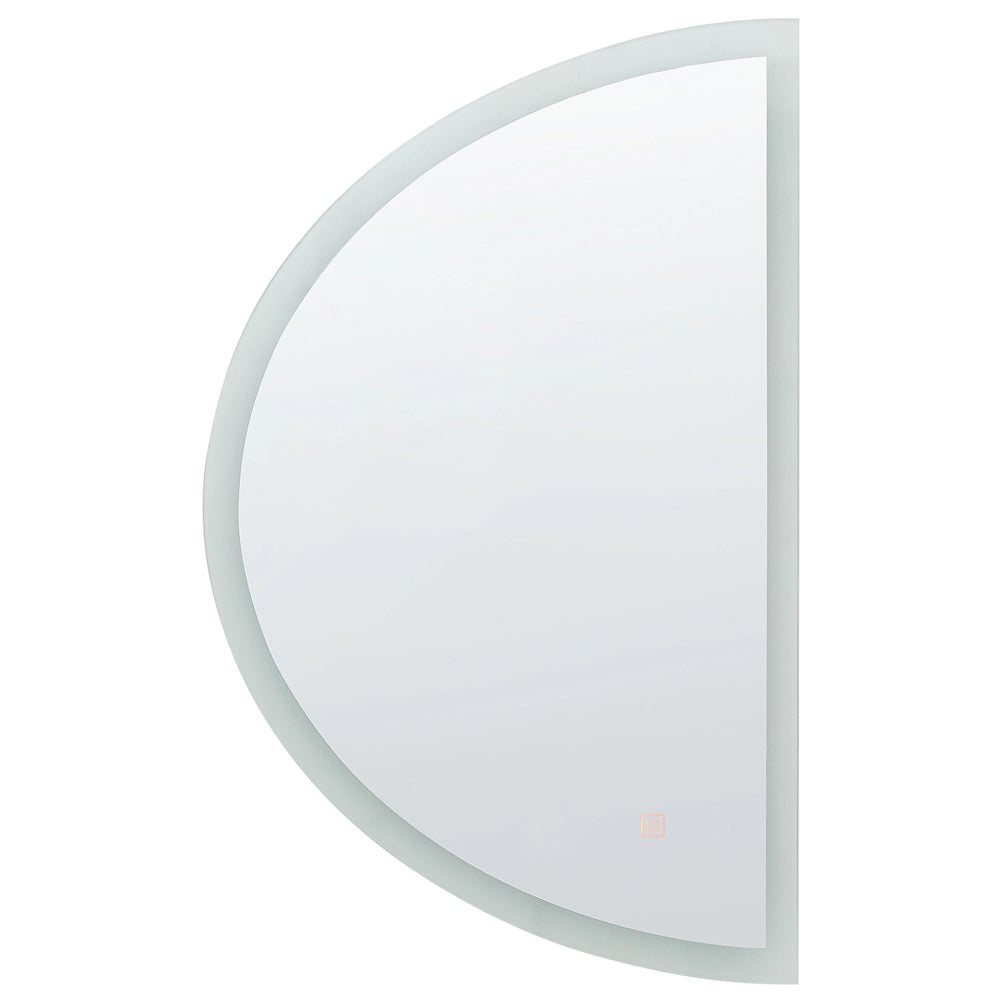 Specchio led da parete ovale ø 80 cm moderno contemporaneo mobile bagno trucco camera da letto