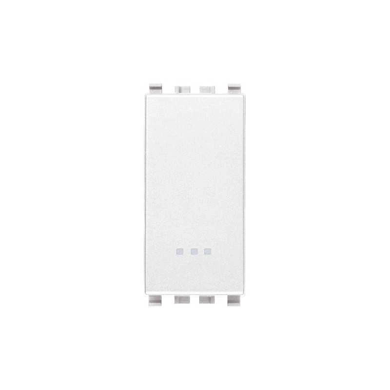 20001.B Interruttore Illuminabile 1P 16Ax Bianco Eikon