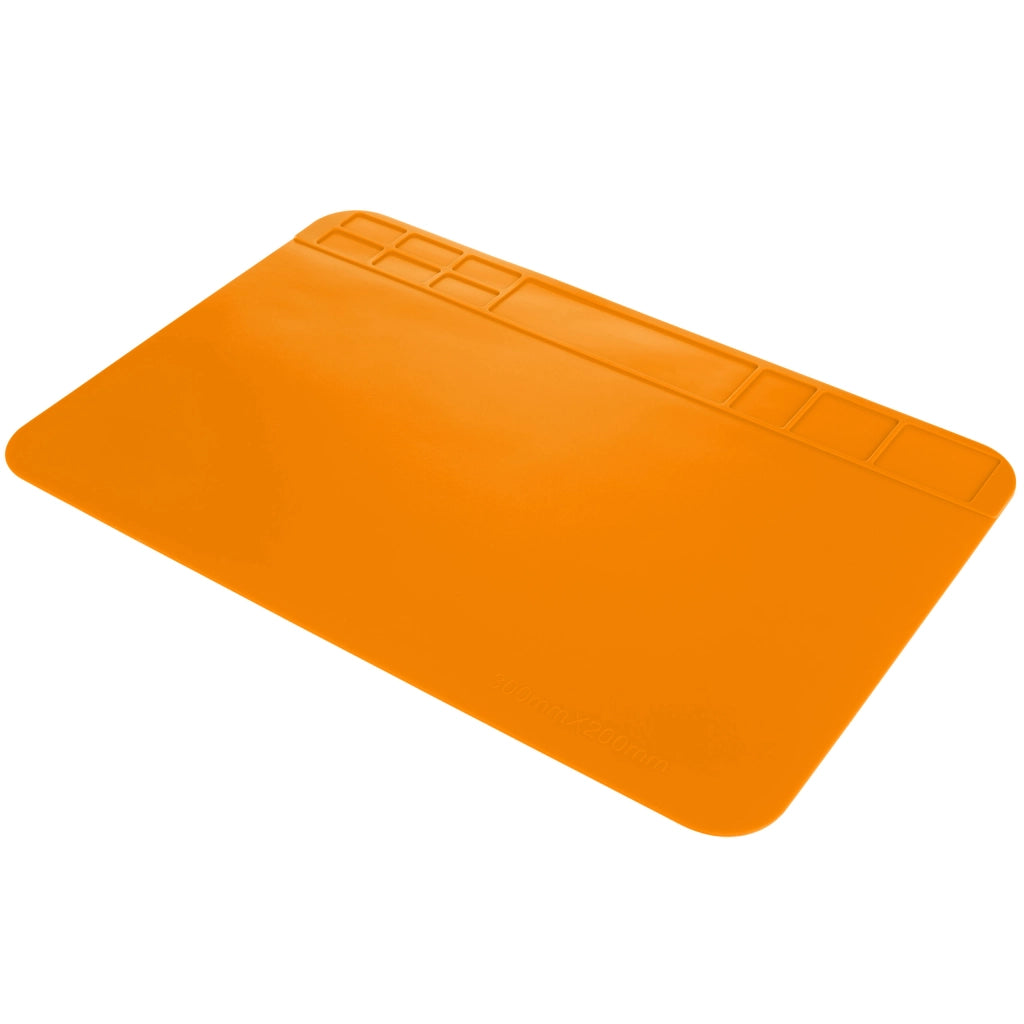 Tappetino in Silicone per Saldatura 200x300mm – Resistente al Calore 500°C | Antiscivolo, Organizzatori Viti
