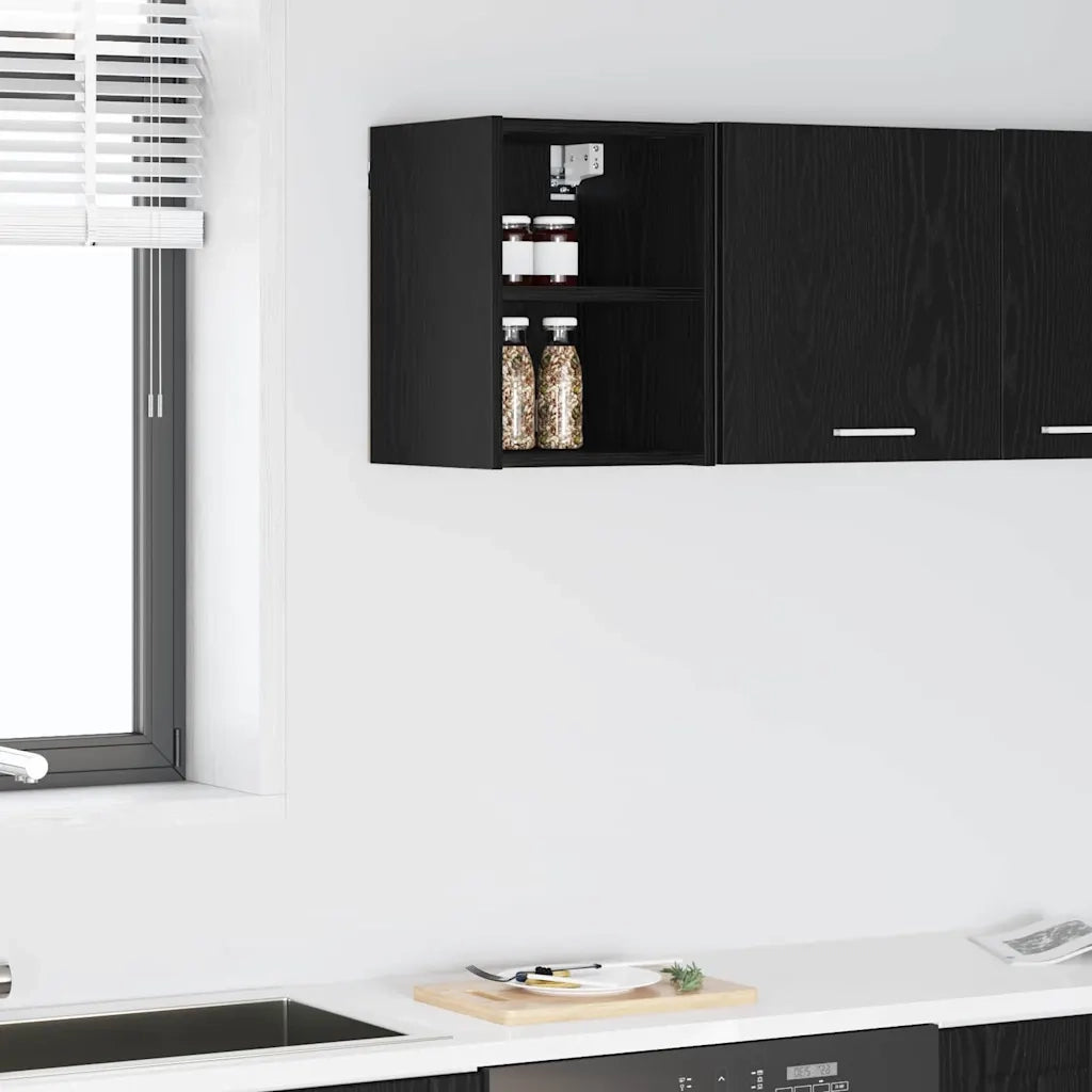 Armadio pensile Rovere Nero 30 x 29,5 x 40 cm Legno multistrato