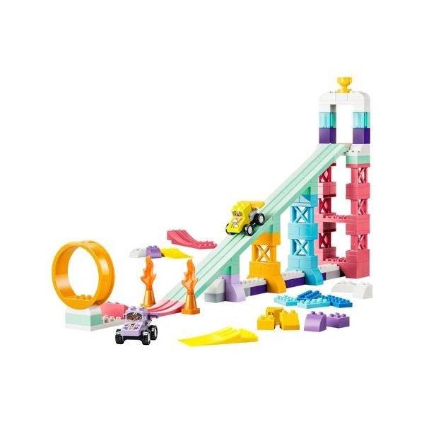 Costruzioni lego 10478 duplo town rampe creative 3 in 1 con veicoli