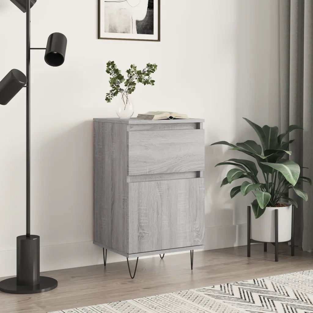 Credenza | Madia | Buffet da pranzo | Armadio da pranzo Grigio Sonoma 40x35x70 cm in Legno Multistrato