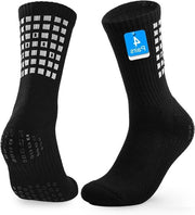 Slip anti-slip per sport per uomo e donna - imbottiti e anti-bloccaggio - misura 43-50 - nero - 4 paia