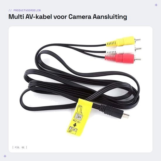Cavo multimediali per connessione di camera a TV o HDTV