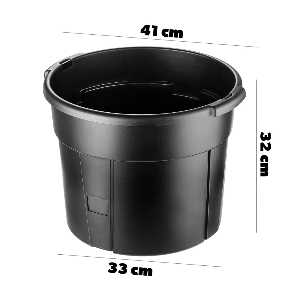 Vaso KADAX per piantare patate e ortaggi, con coperchio e inserto, 41 cm, 28 litri.