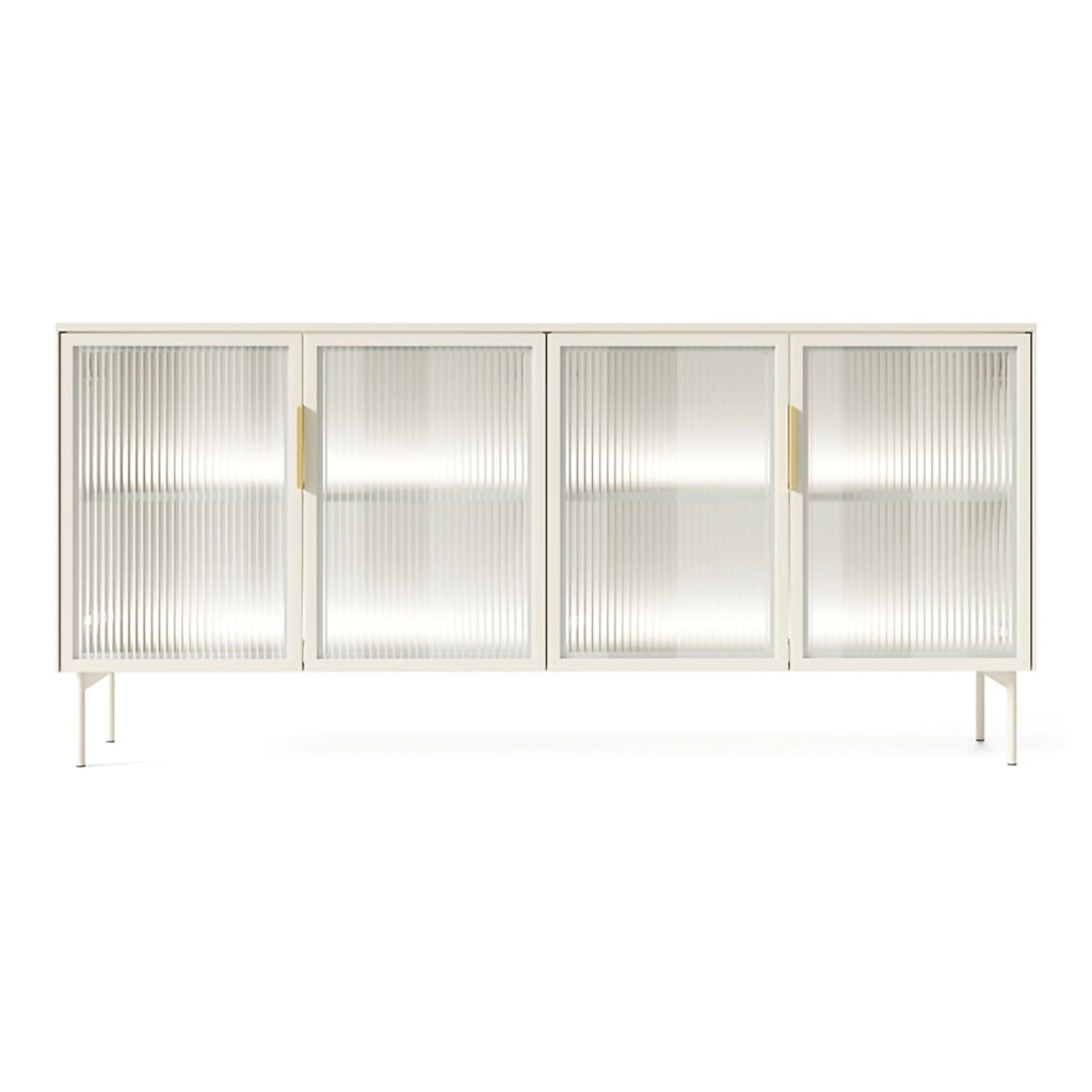 Madia Hapa, Credenza 4 Ripiani, 181x39x83h cm Beige Cashmere