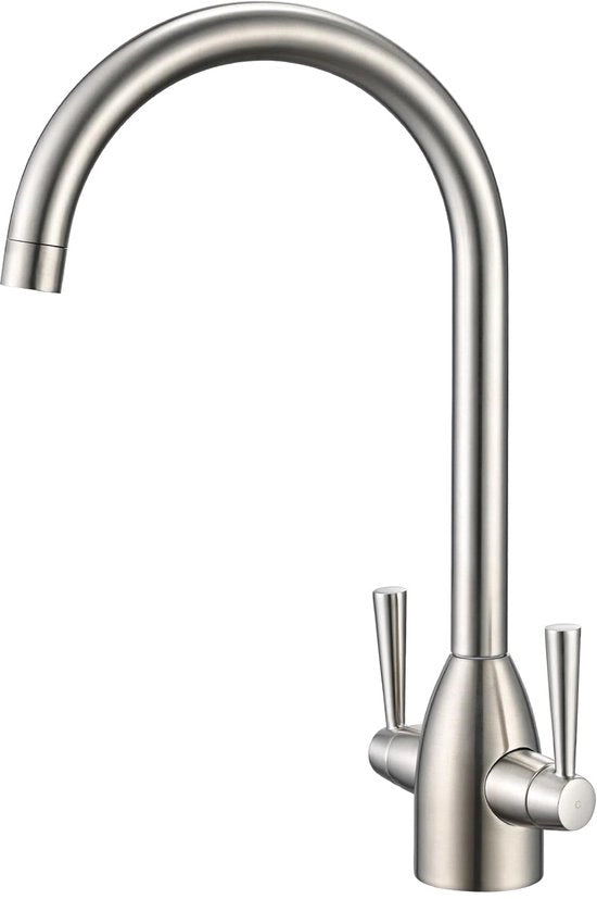 Cassettina da cucina con doppio maniglione, finitura a specchio, finitura a specchio