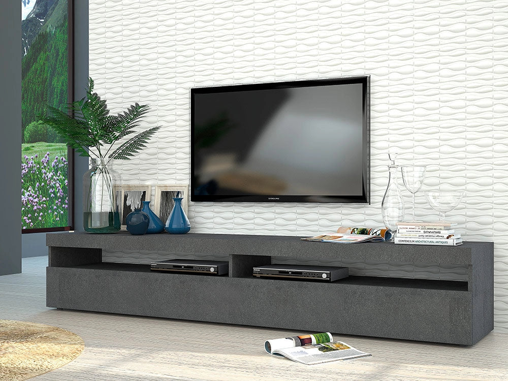 Mobile TV 1 Anta 200x45x36,2 cm Burrata Ardesia