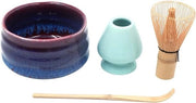 Set da tè a quattro manici - astuccio/cassa/contenitore/ cucchiaio di bambù - cerimonia del tè giapponese tradizionale