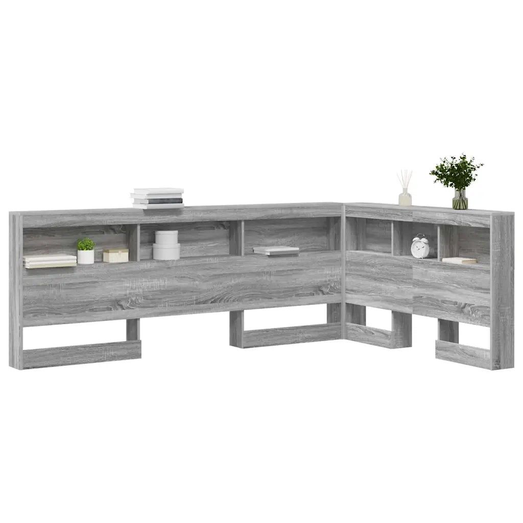 Testiera | Testata contenitore Grigio Sonoma 207,5 x 137,5 x 76,5 cm