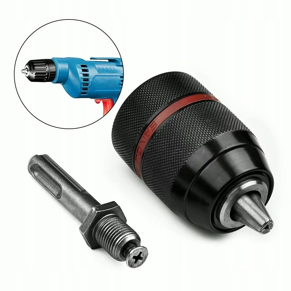 Mandrino Autoserrante SDS+ 1/2" 2–13 mm – Compatibile con Trapani e Martelli SDS+ | Acciaio Indurito, ISO 9001, DIN 238