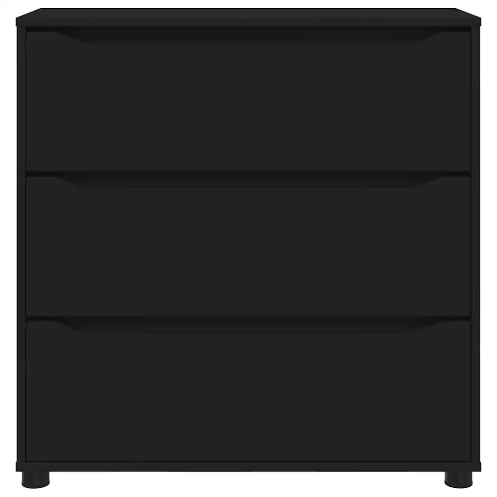 Armadio Nero 80 x 31 x 81 cm Legno multistrato