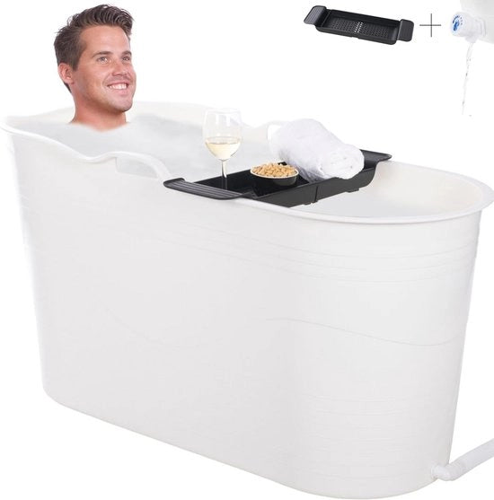 Bademmer per IJsbad e Hottub - 122 x 56 x 64 cm - Prodotto Portatile e Ergonomico