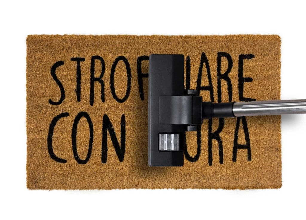 Zerbino Entrata Ingresso Casa Antiscivolo Cocco Allegro Strofinare Con Cura