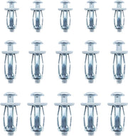 Set di viti in metallo - 45 pezzi, M4 e M5, colore argento, carico pesante