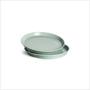 Set di piatti da colazione Ø 19 cm, set a due, ceramica Scandi, verde menta, resistente a lavastoviglie, forno e microonde